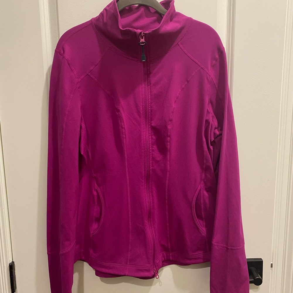 Zella Studio Jacket, Fuchsia, Women’s XL